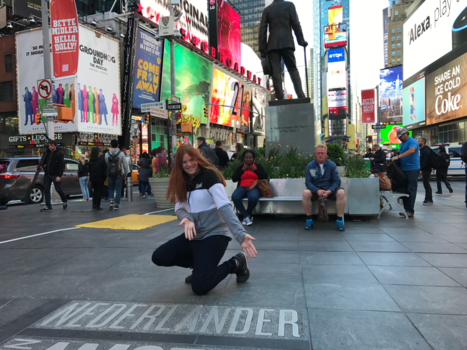 Times Square - Hello dutchie in New York