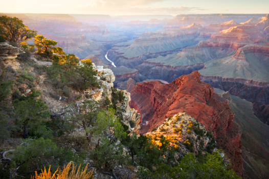 Grand Canyon National Park - Grand Canyon bij zonsondergang