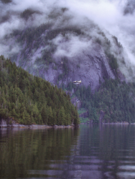Alaska - Watervliegtuig in Misty Fjords