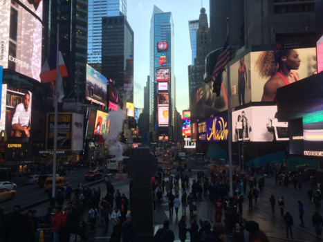 New York - Times Square in de winter