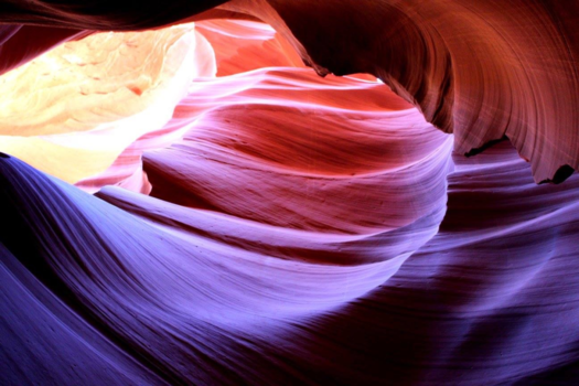 Rondreis Westkust Amerika - Lower antilope canyon