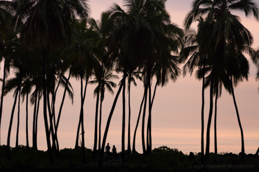 Big Island (Hawaii) - sunset at Pu‘uhonua o Hōnaunau National Historical Park