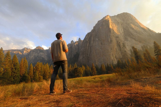 Yosemite National Park - Mn hart verloren in Californië