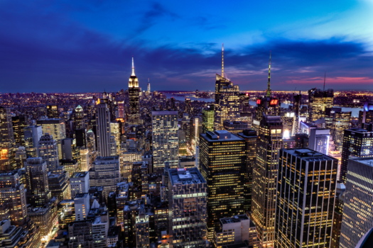 New York - Sunset Manhattan