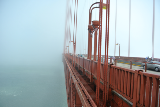 California - San Francisco A Foggy Golden Gate