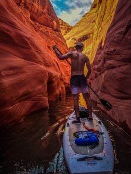 Antelope Canyon - Stand up paddleboarden door de zandsteencliffs