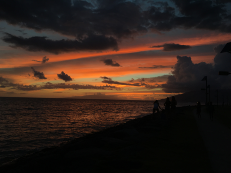 Kauai - Sunset kalama Park Maui