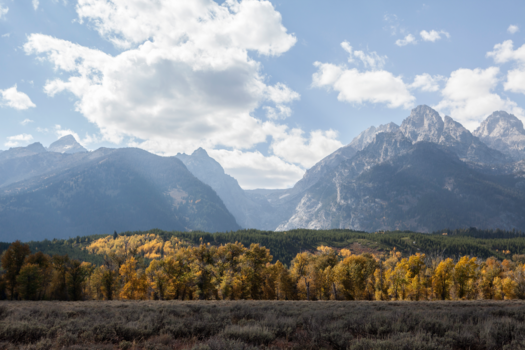 Grand Teton National Park - On the way to West-Logan Utah