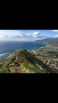 Hawaii - Pink pillboxes hike