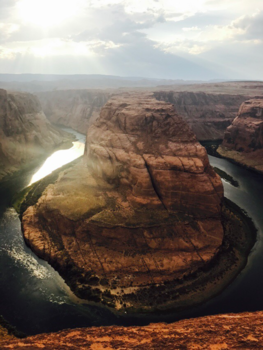Arizona - Beautiful horseshoe bend @ sunset!