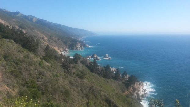Pacific Coast Highway - Pacific Coast Highway route from San Francisco to Los Angeles