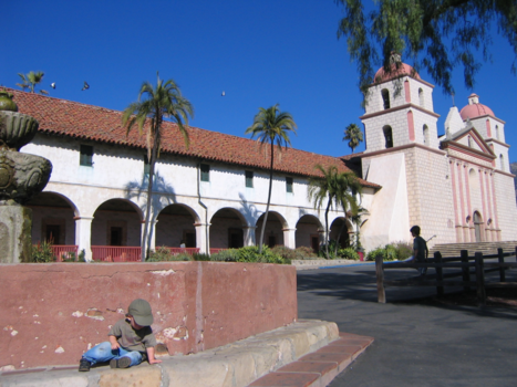 California - Playing at Santa Barbara's Old Mission