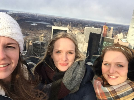 New York - Before the snowstorm on top of the Rock