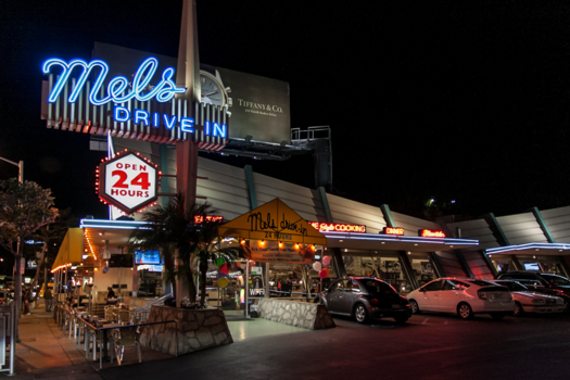 Los Angeles - Mel's Drive In (van American Graffiti film)