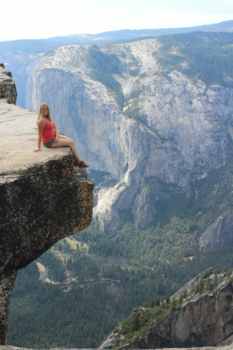 Yosemite National Park - I feel like I’m sitting on top of the world right now.