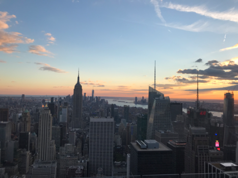 New York - New York's sundown