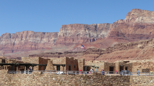 Utah - Marble Canyon Utah Visitor Centre (  bij de Navajo Bridge over de Colorado River )