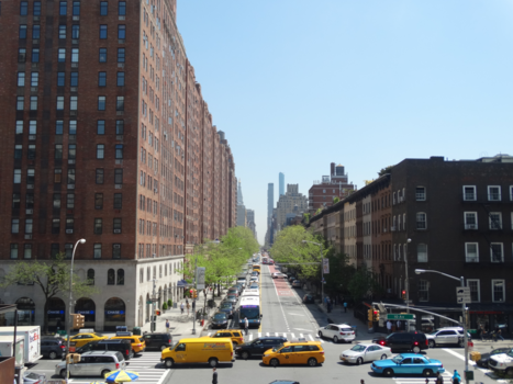 New York - Straten van New York City vanaf The Highline