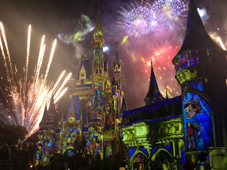 Disney World - Schitterende eindshow ik Disney Magic Kingdom