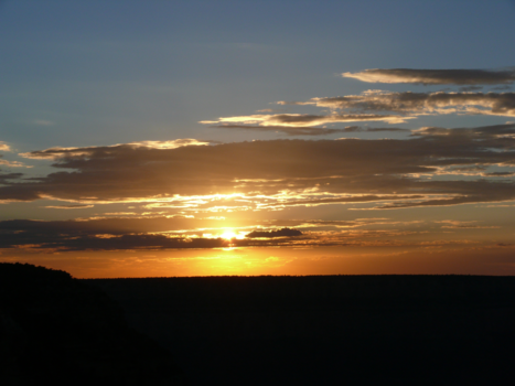 Grand Canyon National Park - Zonsondergang Grand Canyon