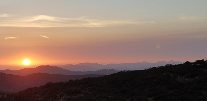 California - Sunset in Poway