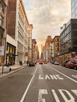 New York - City lights New York