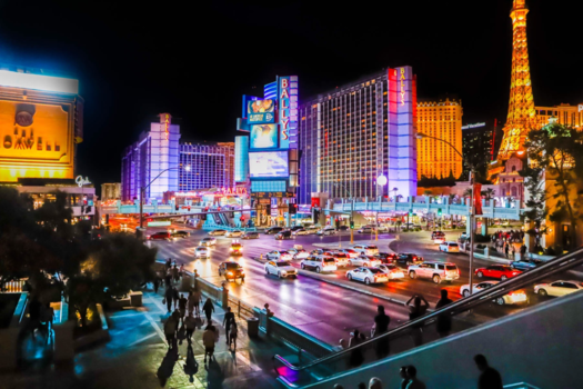 Las Vegas - Las Vegas Strip by night