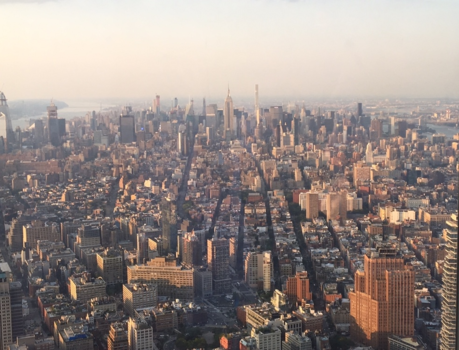 New York - Manhattan vanuit One World Obeservatory