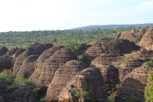 Oregon - Uitzicht op drie landen: Mali, Burkina Faso, Ivoorkust