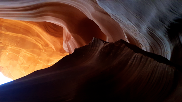 Antelope Canyon - Waves inside the canyon