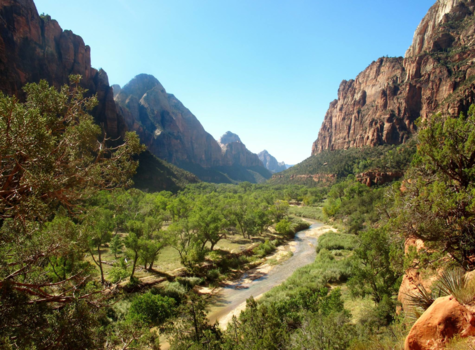 Zion National Park - No lion in this Zion