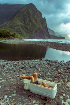 Hawaii - Lekker in bad!!