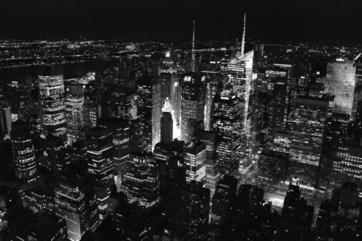 New York - New York by night, op Times square wordt het nooit echt donker