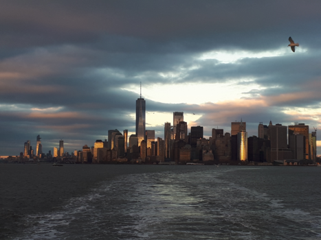 New York - Skyline vanaf de ferry