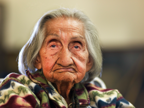 Rondreis Wilde Westen - Pow wow en deze dame was er ook