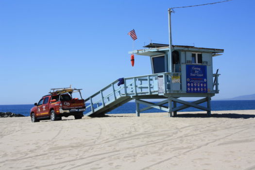 Venice Beach - Het welbekende lifeguard huisje