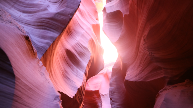 Antelope Canyon - Golvend gesteente
