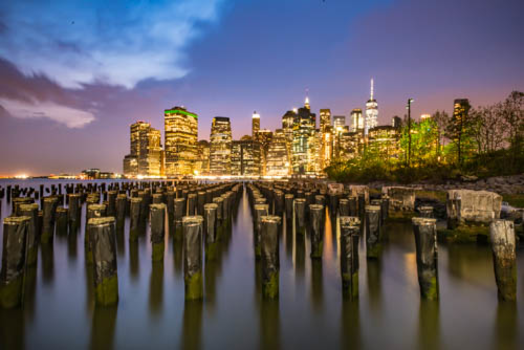New York - Nightview on Manhattan
