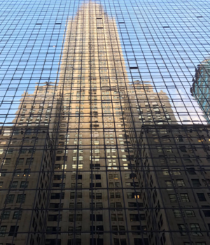 New York - Buildings in a building