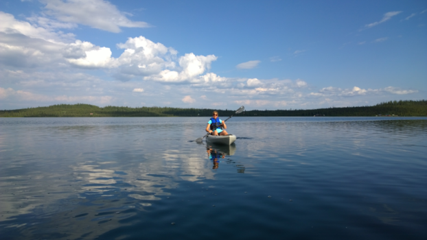 Alaska - Kajaktocht op Lake Louis