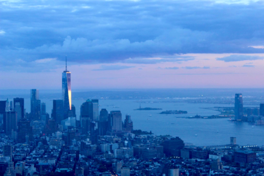 New York - Blauwe stad