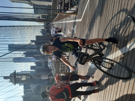 New York - Als echte Hollandse jongen fietsend door New York