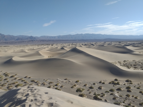 Death Valley National Park - Flat sand dunes