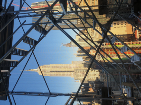 Empire State Building - Empire vanuit de steigers