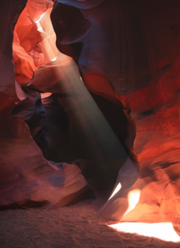 Antelope Canyon - Antelope canyon light