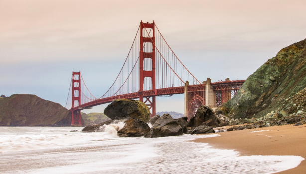Golden Gate Bridge - Golden gate beach