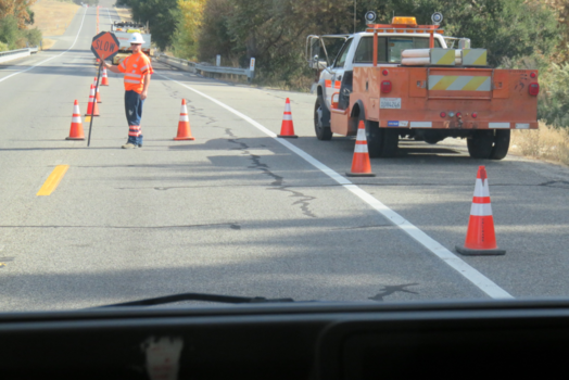 Amerika - onderweg....wegenwerken