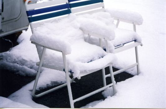 Utah - sneeuw op 29 mei