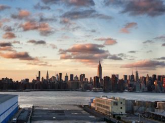 New York - Skyline Manhattan vanaf Wythe Hotel