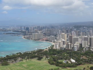 Hawaii - Honolulu vanaf Diamond Head